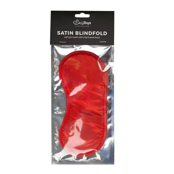 Easytoys - masque pour les yeux en satin (rouge)