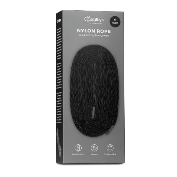 Easytoys - corde bondage - 10m - noir
