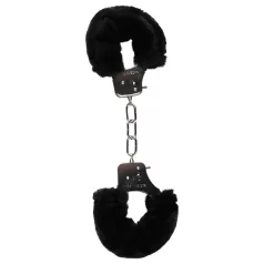 Easytoys - menottes peluche - noir