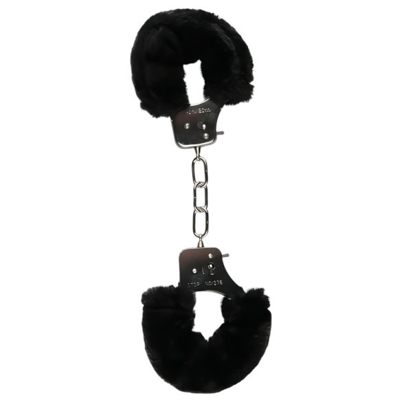 Easytoys - menottes peluche - noir
