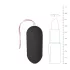 Easytoys - œuf vibrant télécommandé - noir