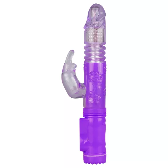Easytoys Bunny - vibromasseur rabbit rotatif et va-et-vient - silicone violet