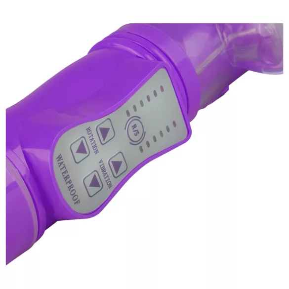 Easytoys Bunny - vibromasseur rabbit rotatif et va-et-vient - silicone violet