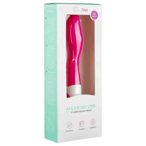 Easytoys - Vibromasseur point G étanche - silicone rose