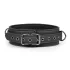 Easytoys - collier fétiche avec laisse - cuir noir
