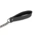 Easytoys - collier fétiche avec laisse - cuir noir