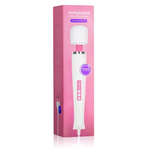 MyMagicWand - vibromasseur puissant - blanc-rose