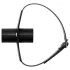 Rimba - baillon bouche tube - véritable cuir noir