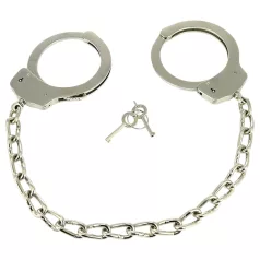   Rimba - menottes de cheville longues chaîne - acier argenté - lot de 2