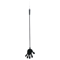 Rimba - cravache silicone main - 40cm - noir