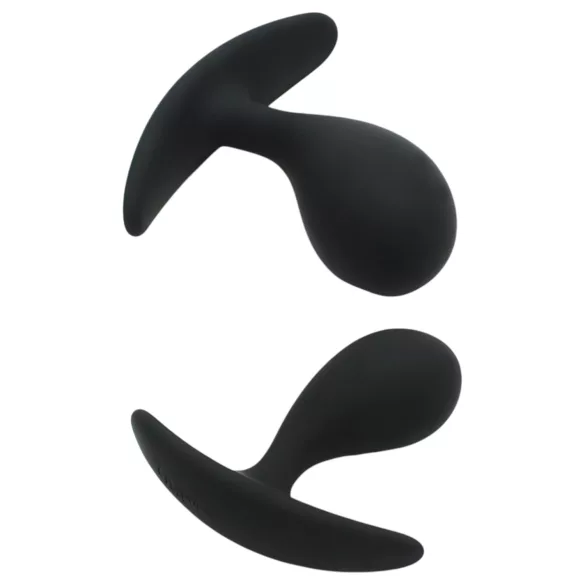 Rimba Copenhagen - set de plugs anaux - silicone noir - 2 pièces