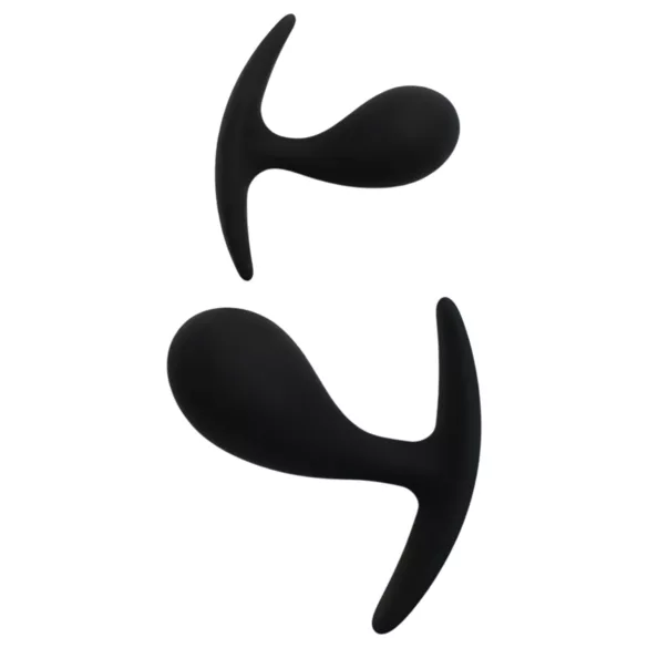 Rimba Copenhagen - set de plugs anaux - silicone noir - 2 pièces