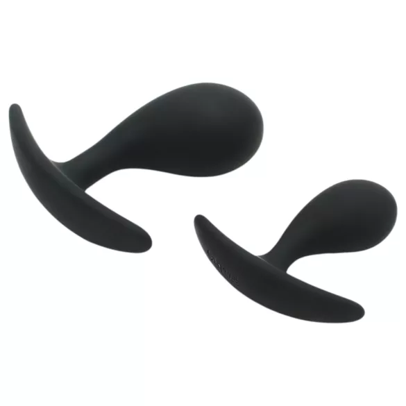 Rimba Copenhagen - set de plugs anaux - silicone noir - 2 pièces
