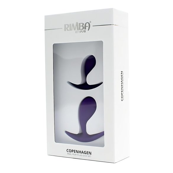 Rimba Copenhagen - coffret plug anal - violet - set de 2
