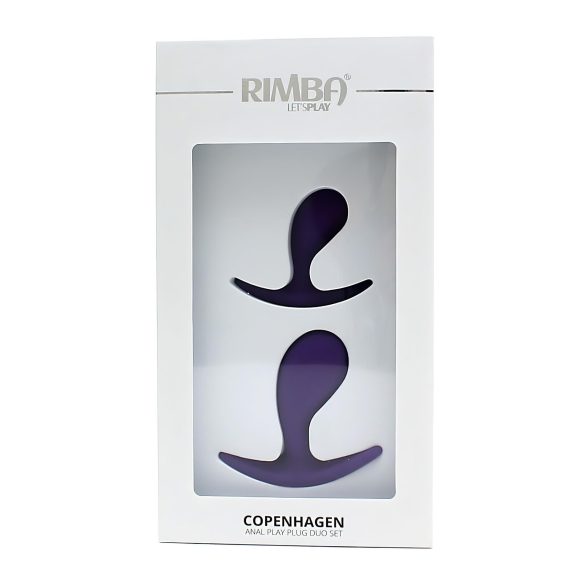Rimba Copenhagen - coffret plug anal - violet - set de 2