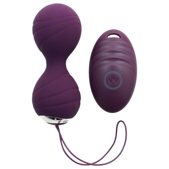 Rimba - œuf vibrant sans fil rechargeable - violet