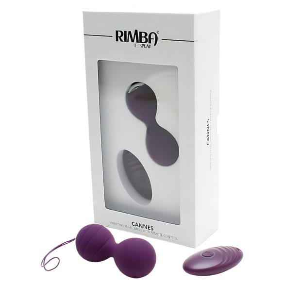 Rimba - œuf vibrant sans fil rechargeable - violet