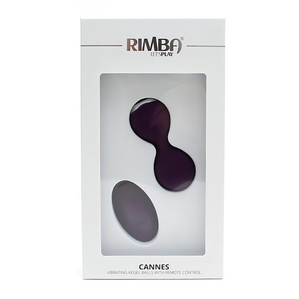 Rimba - œuf vibrant sans fil rechargeable - violet