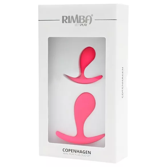 Rimba Copenhagen - plug anal set - rose - lot de 2
