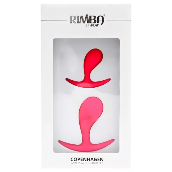 Rimba Copenhagen - plug anal set - rose - lot de 2