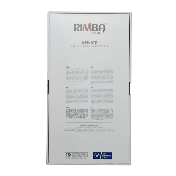 Rimba Venice - œuf vibrant sans fil rechargeable - violet