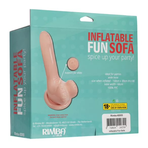 Inflatable Fun - canapé pénis gonflable - 66 cm