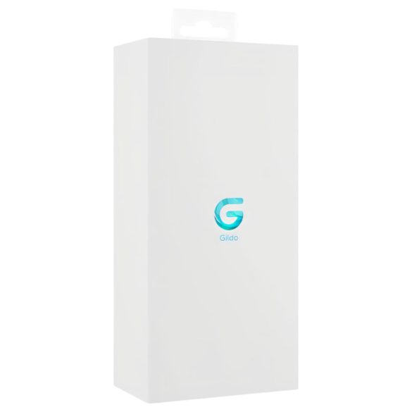 Gildo Glass No. 5 - godemichet en verre spirale - transparent bleu