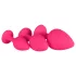 Easytoys Diamond - plug anal set - silicone rose