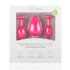 Easytoys Diamond - plug anal set - silicone rose