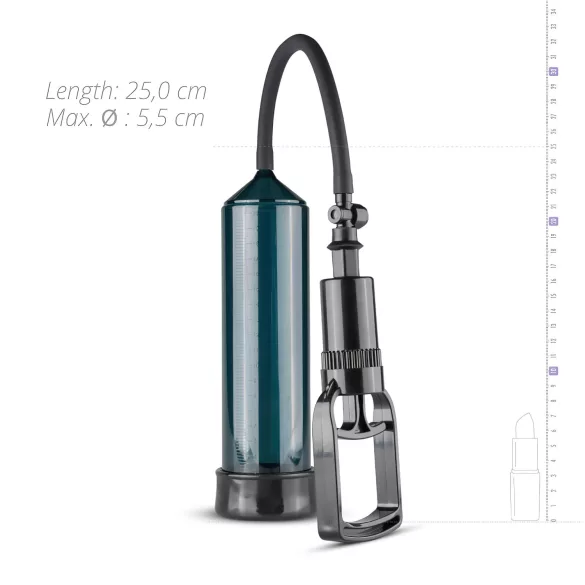 Easytoys - pompe pénis avec poignée doigt - noir