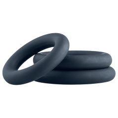 Boners - set anneaux péniens - 3 pièces - silicone gris
