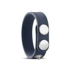 Boners - anneau pénis réglable - silicone gris - S/M