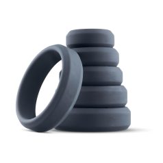 Boners - set de 6 cockrings en silicone - gris