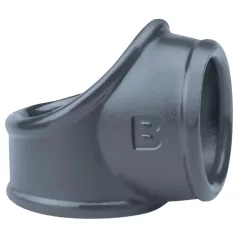 Boners - cockring et anneau pour scrotum - silicone gris