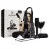Coffret Secret Pleasure - kit BDSM avancé - 14 pièces (noir)