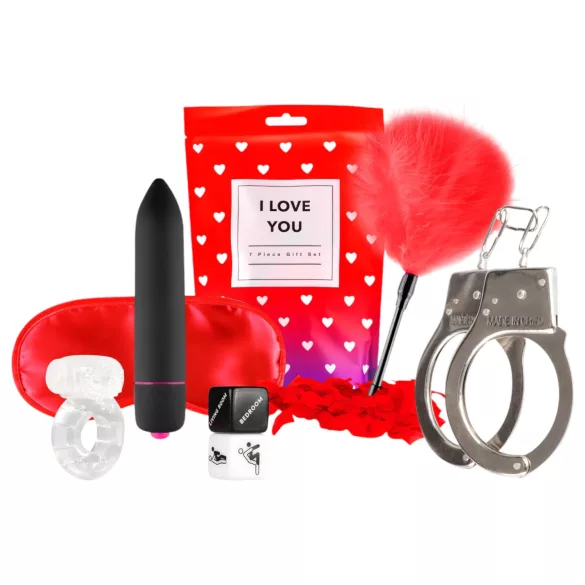 LoveBoxxx - Coffret vibromasseur 7 pièces - Set I Love You