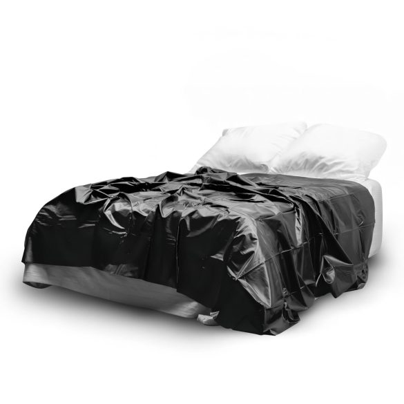 Easytoys - drap housse laqué - 180x230 cm - noir