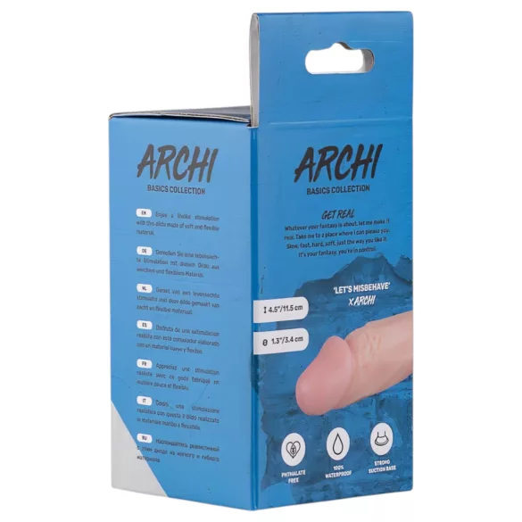 Real Fantasy Archi - gode réaliste - 11,5 cm - couleur chair