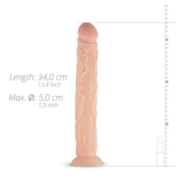 Real Fantasy Shawn - godemiche réaliste grande taille 35cm - couleur chair