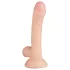 Real Fantasy Vince - gode ceinture avec testicules - 19,5 cm - couleur chair