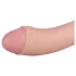 Real Fantasy Vince - gode ceinture avec testicules - 19,5 cm - couleur chair
