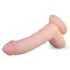 Real Fantasy Cliff - gode ceinture réaliste avec testicules - 22cm