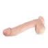 Real Fantasy Lexon - gode réaliste avec testicules - 33cm - couleur chair