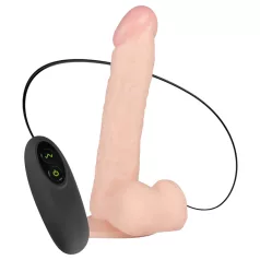   Real Fantasy Lewis - vibromasseur réaliste rechargeable - 22 cm peau