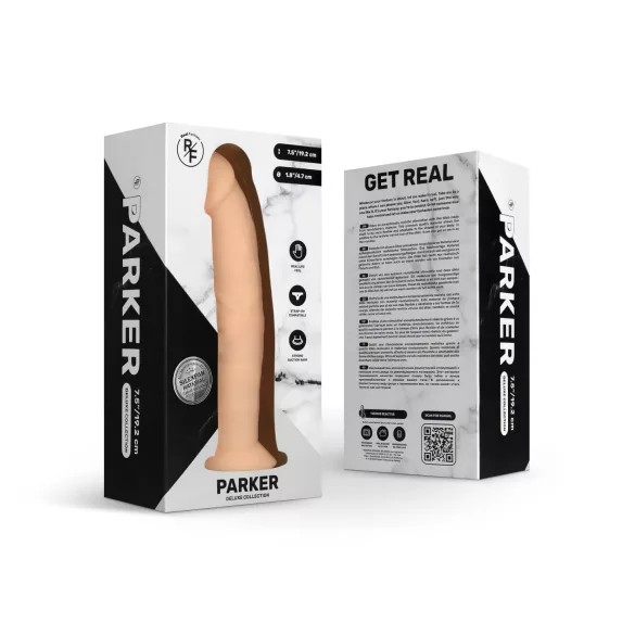 Real Fantasy Parker - godemichet réaliste - 19cm - couleur peau
