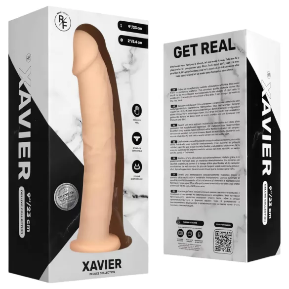 Real Fantasy Xavier - gode réaliste 23cm - couleur chair