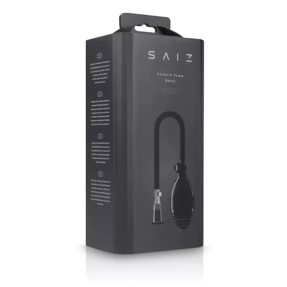 Saiz Basic - pompe clitoridienne - transparent/noir