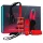 Coffret Secret Pleasure - kit BDSM avancé - 10 pièces (rouge)