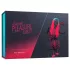 Coffret Secret Pleasure - kit BDSM avancé - 10 pièces (rouge)