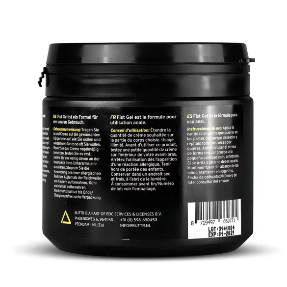 BUTTR - Gel lubrifiant fisting - base eau - 500ml